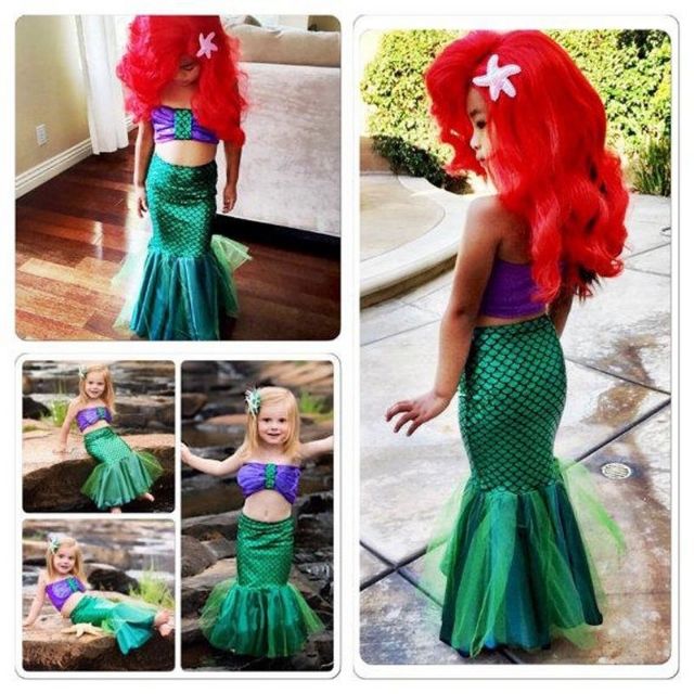 mermaid outfit girl