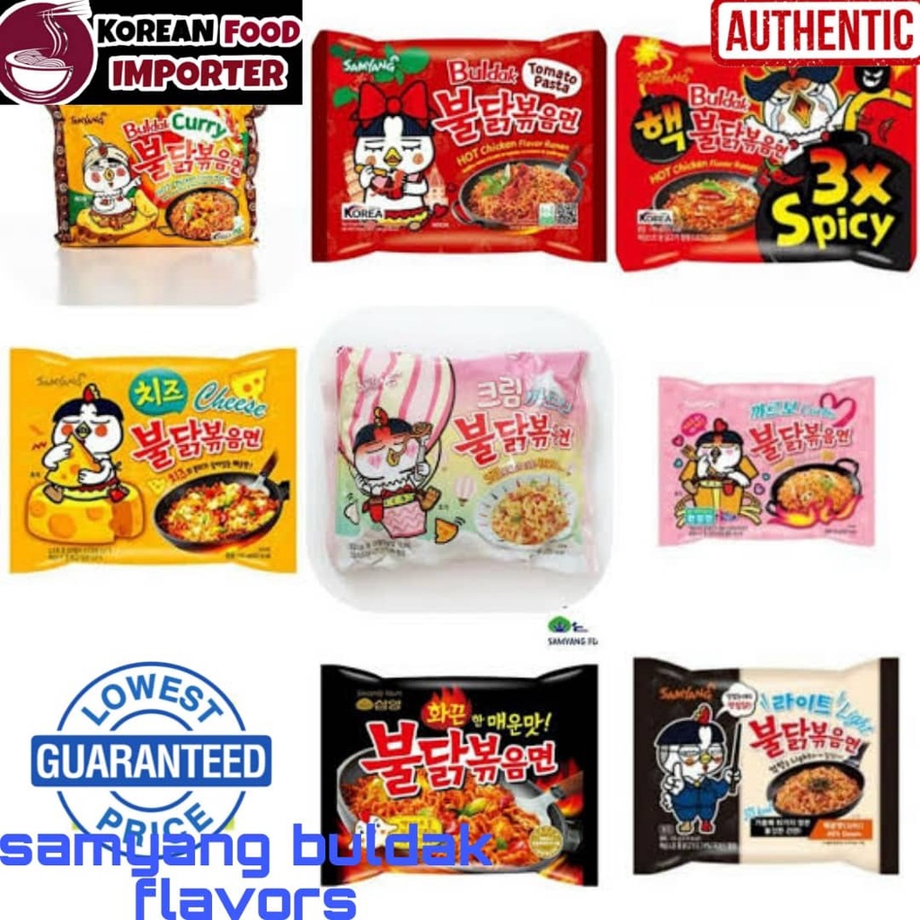 Samyang Buldak All Flavors 140G | Shopee Philippines