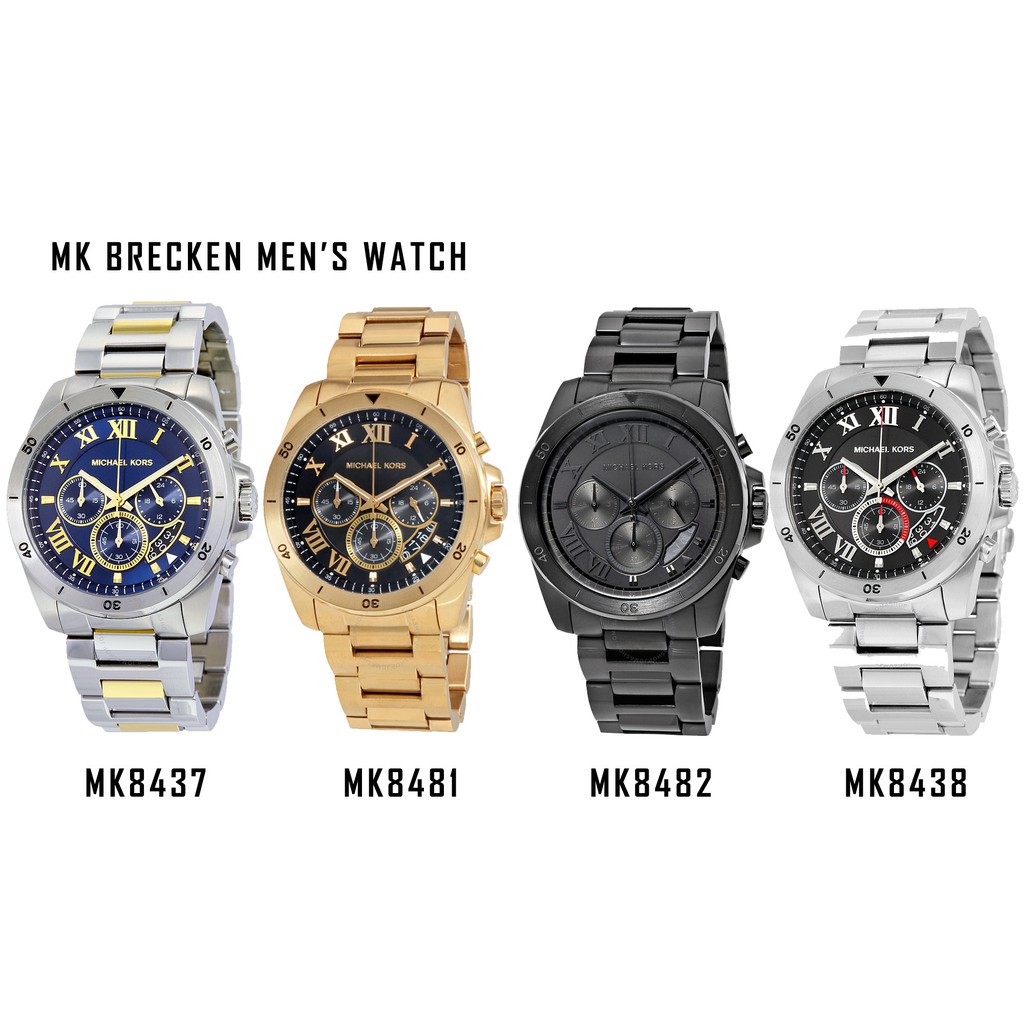 michael kors men's chronograph watch