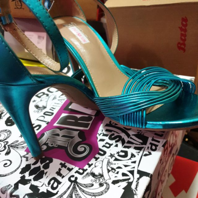 turquoise heels payless