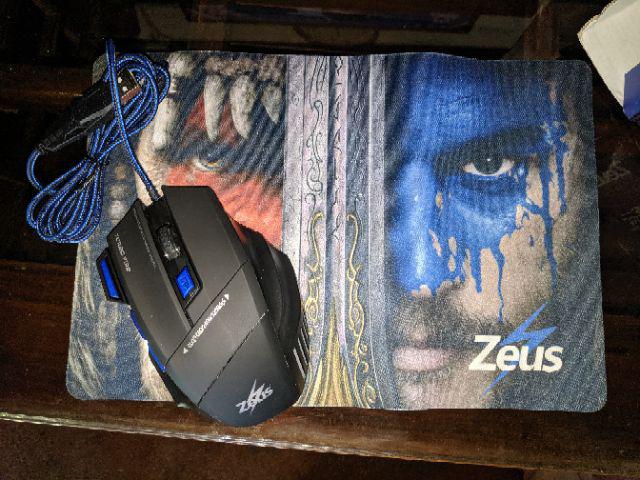 Zeus M330 High Speed Gaming Mouse with Mouse Pad | Shopee Philippines