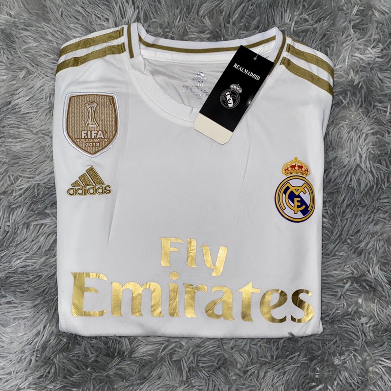 fly emirates jersey white and gold