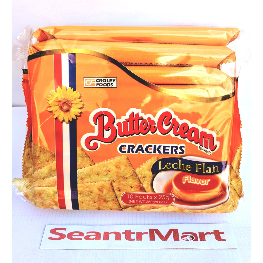 Buttercream (BUTTER CREAM CRACKERS L. FLAN FLAVOR 250G.X10's) Shopee