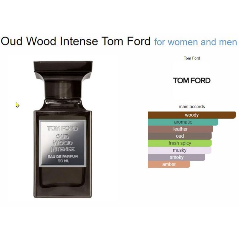 TOM FÓRD Oud Wood Intense (DISCONTINUED) Eau de parfum DECANT/TAKAL 2mL,  5mL, 10mL | Shopee Philippines