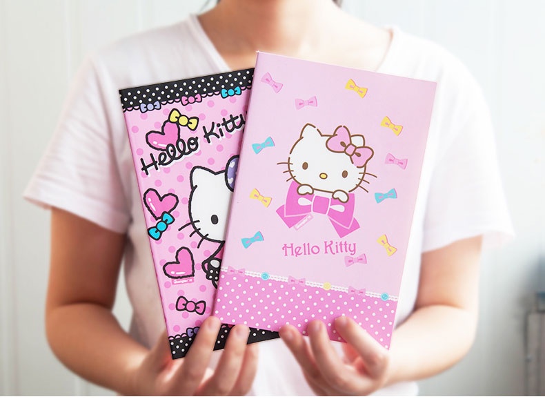 Cute Hello Kitty Portable Diary Notebook Kraft Cover Notebook Office  Writing Notepad Memo Pad Paper Book Student Gift COD | Shopee Philippines