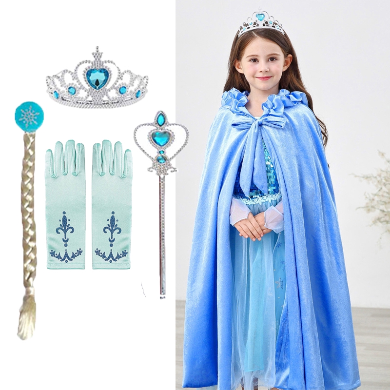 elsa costume with cape