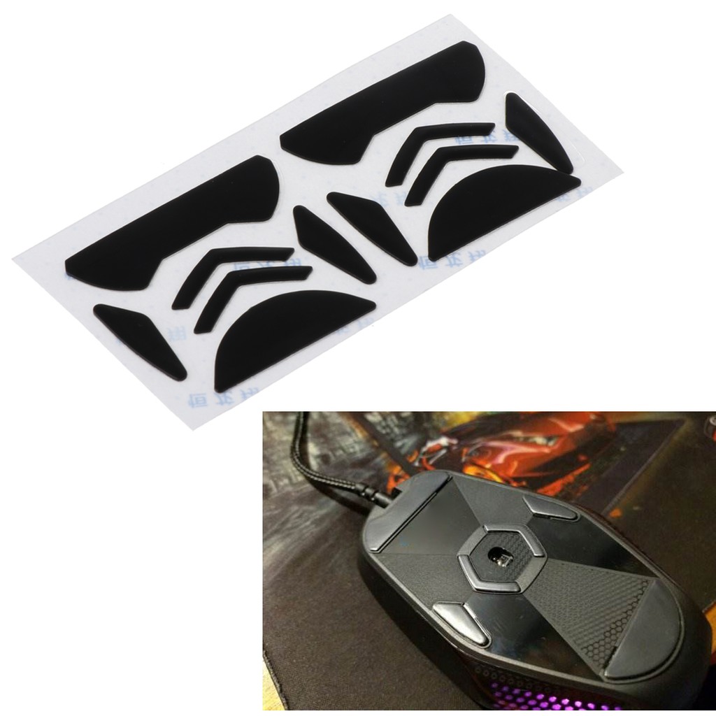 2Pcs Teflon 0.6mm Thickness Mouse Feet Mouse Skates For Logitech G302