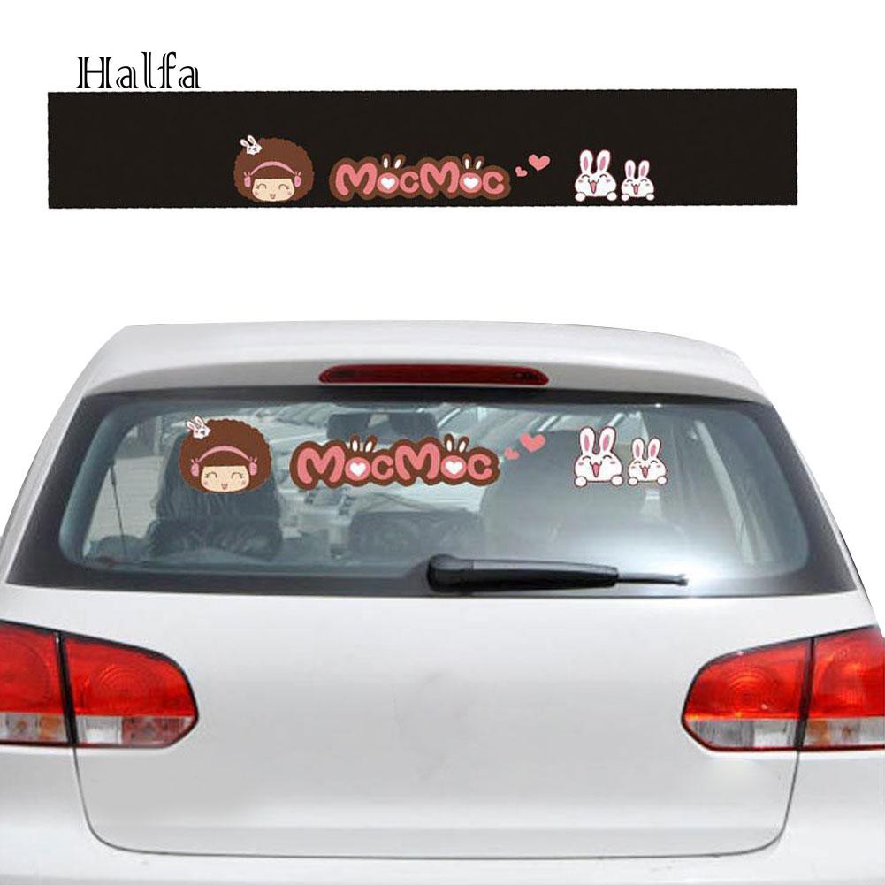 Hl Cute Cartoon Mocmoc Doll Car Styling Vehicle Windshield Decals