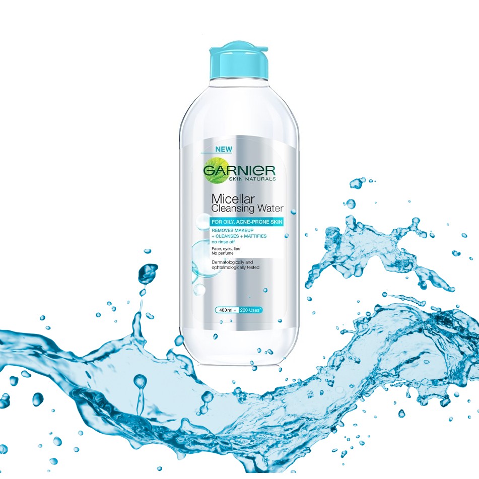 Garnier Micellar Cleansing Water [For Oily &amp; Acne Prone Skin] | Shopee  Philippines