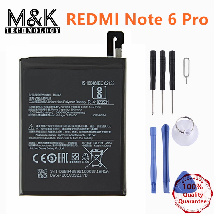 redmi note 10 battery mah