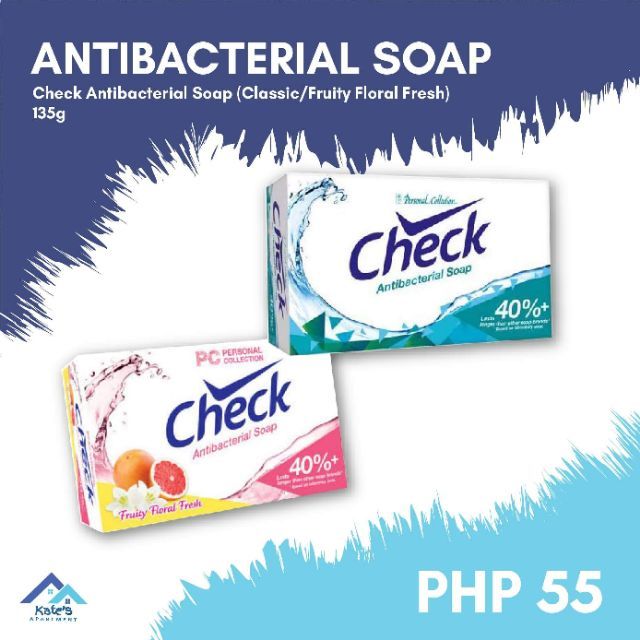 CHECK Anti Bacterial Soap (135g) Shopee Philippines