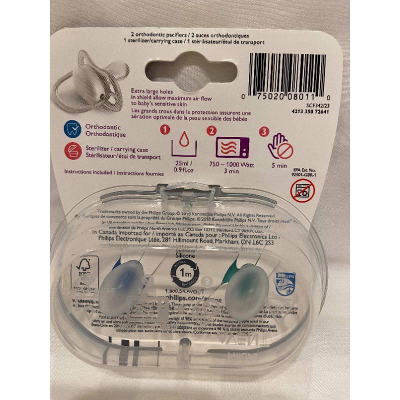 avent pacifier sterilize