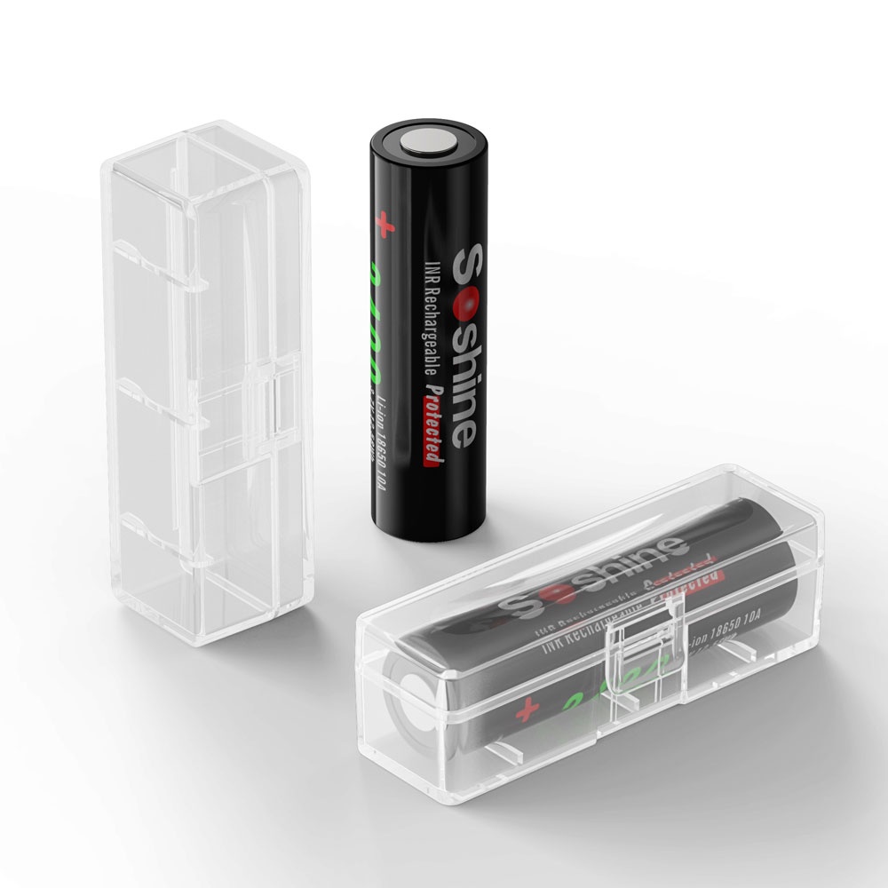 1 section 18650 battery box battery protection box storage box storage ...