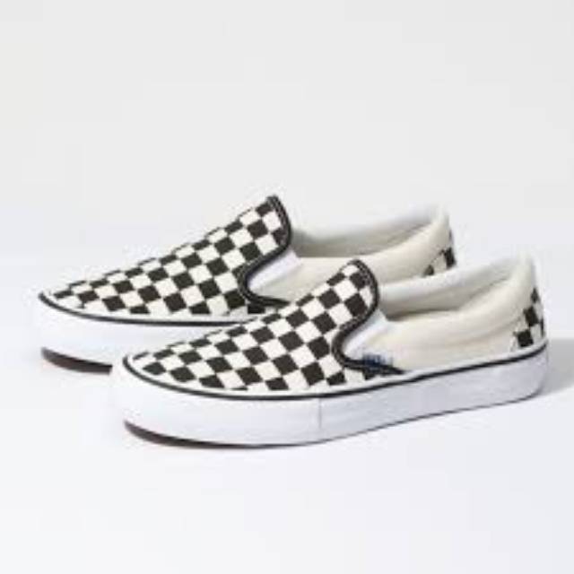 van checkerboard shoes