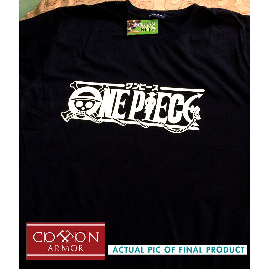 One Piece Title Logo Vinyl Printed Shopee Philippines