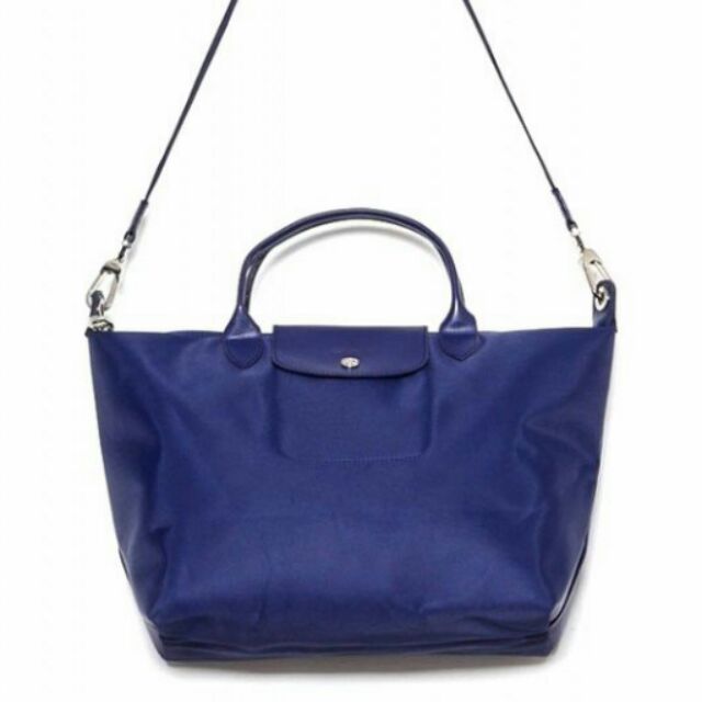 longchamp le pliage medium short handle