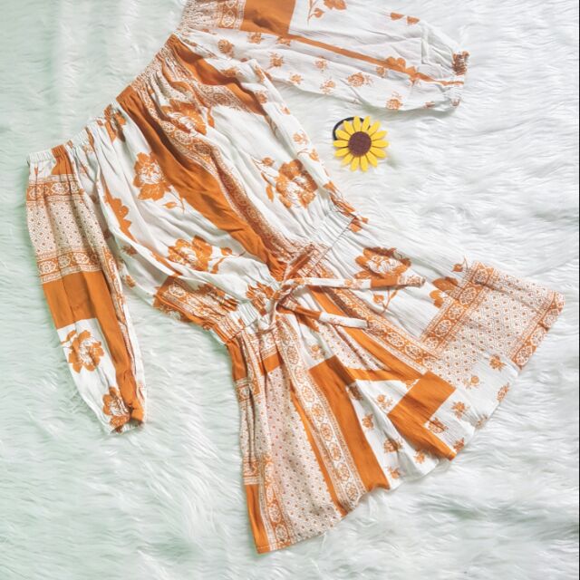 jumper shorts and off shoulder
