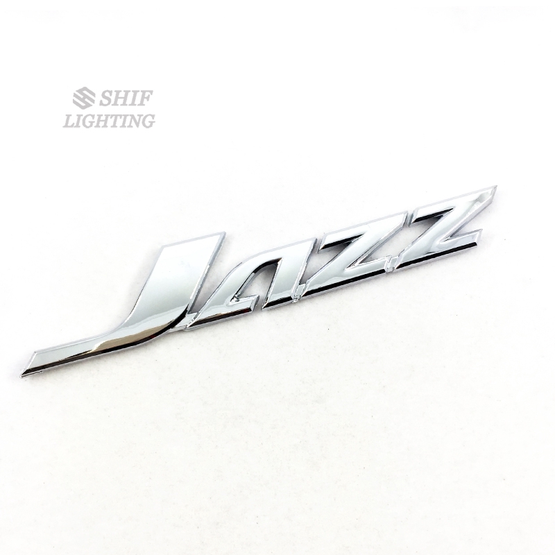 1 x ABS Chrome JAZZ Letter Logo Car Auto Rear Trunk Emblem Sticker