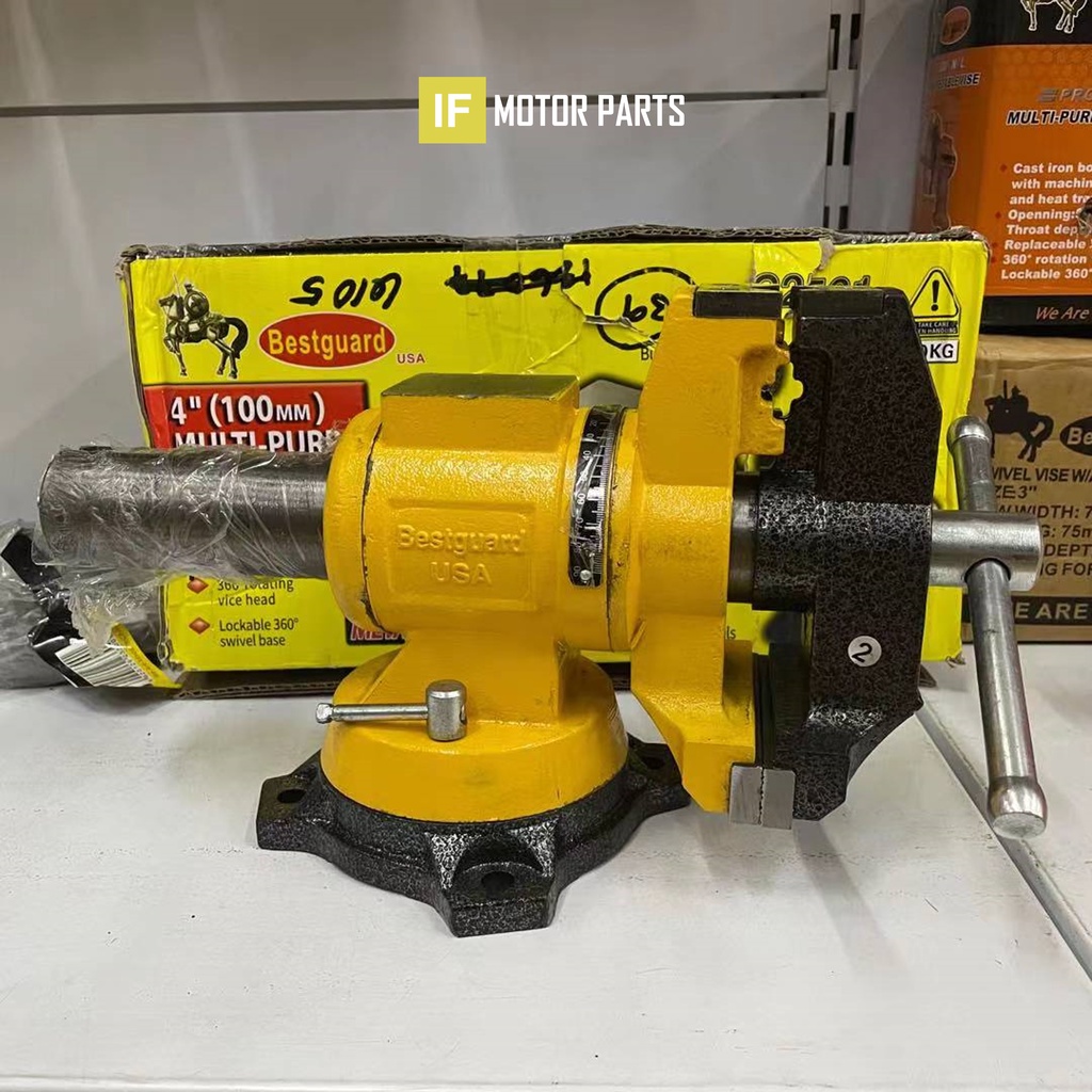 Multi Purpose Bench Vise 4/5" of Bestguard by IF MOTOR PARTS Shopee