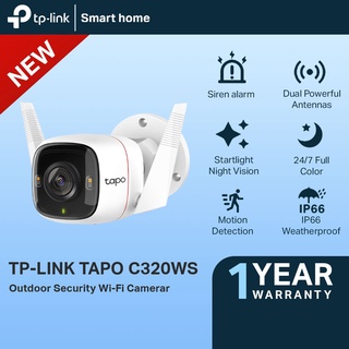 TP-Link CCTV Camera | Tapo C320WS | Outdoor Security WiFi Camera |4MP IP Camera |Wireless Surveillan