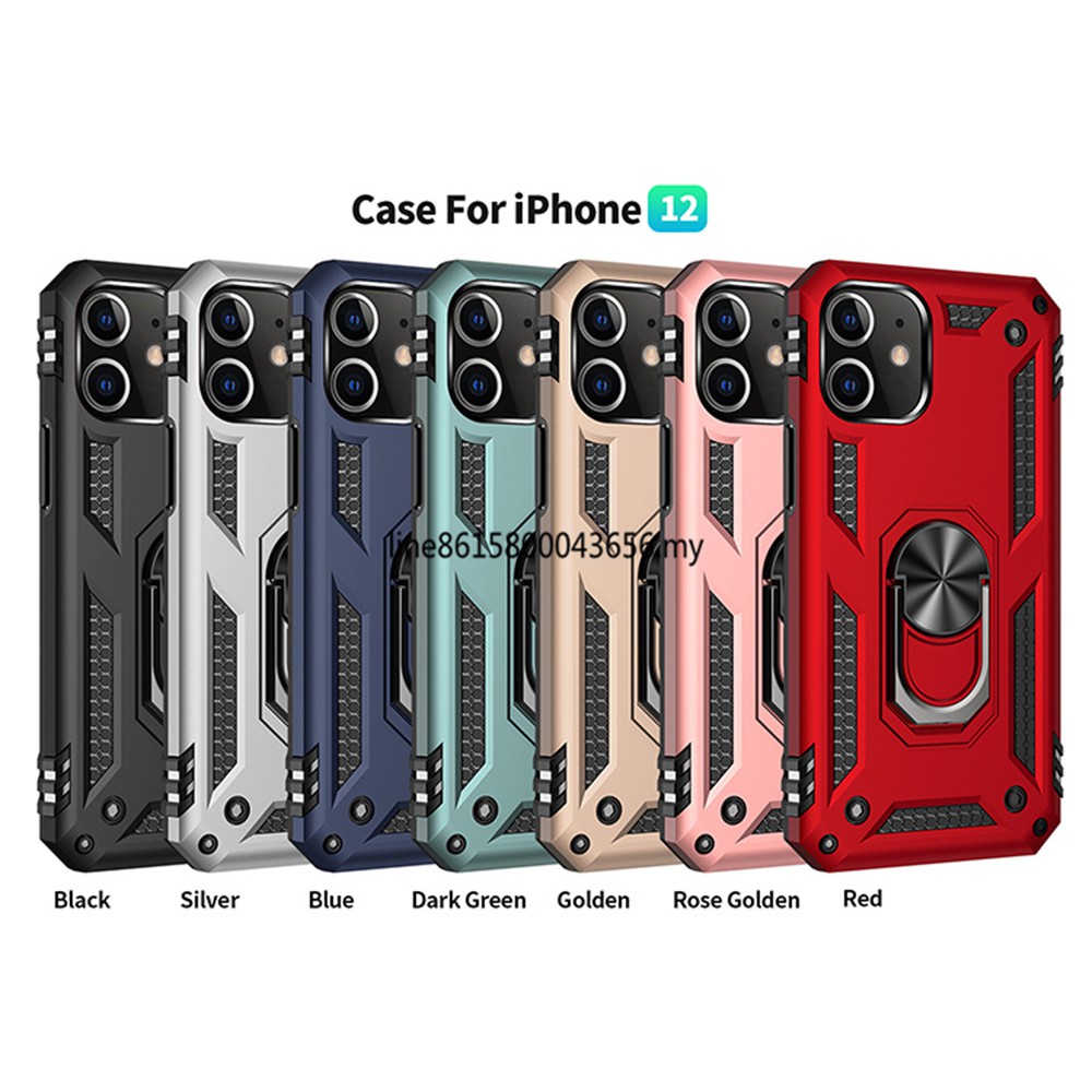 The Guide Disk Colorful Case Apple Iphone 12 Pro Max Iphone12 Iphone12mini Iphone12pro Phone Case Shockproof Cover Finger Ring Holder Hard Pc Phone Case Armor Casing Shopee Philippines