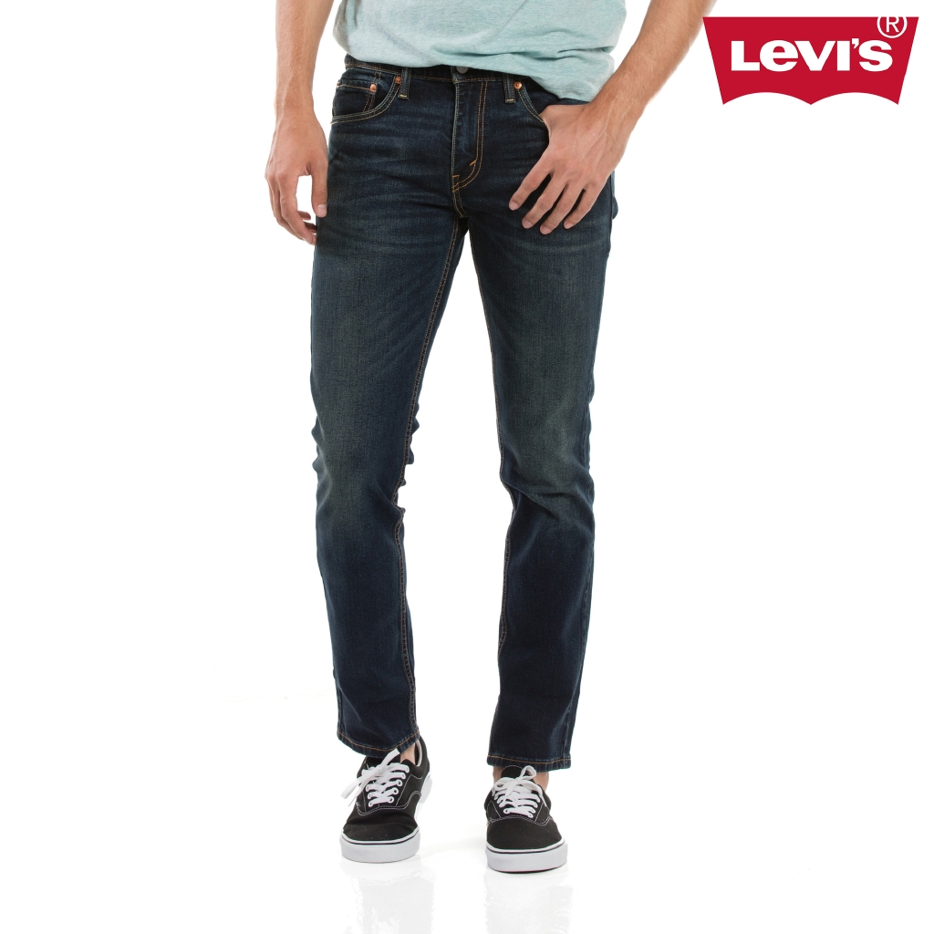 levi's 511 skinny navy blue trouser jeans