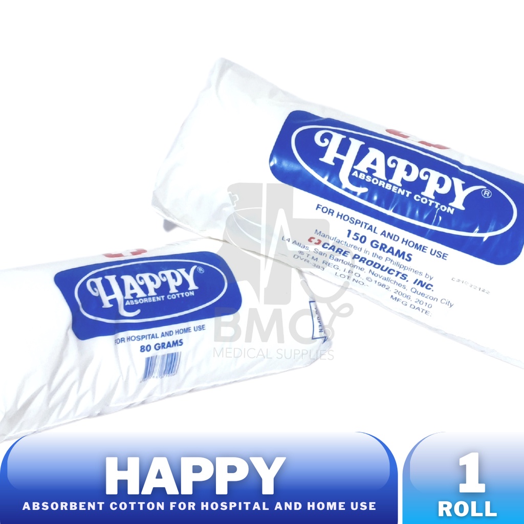 Happy Cotton Rolls (150g, 80g and 40g) Shopee Philippines