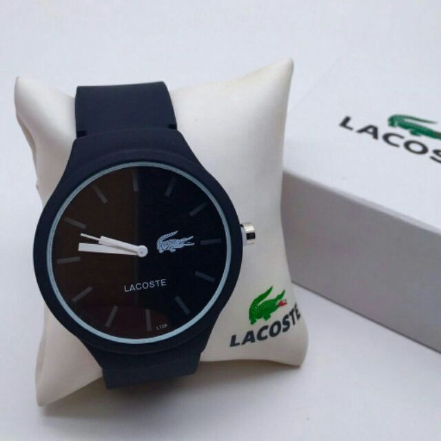 lacoste rubber strap watch