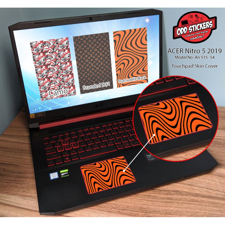 Acer Nitro 5 2019 model N18C3 (1 pc) Touchpad Sticker/Skin Cover by
