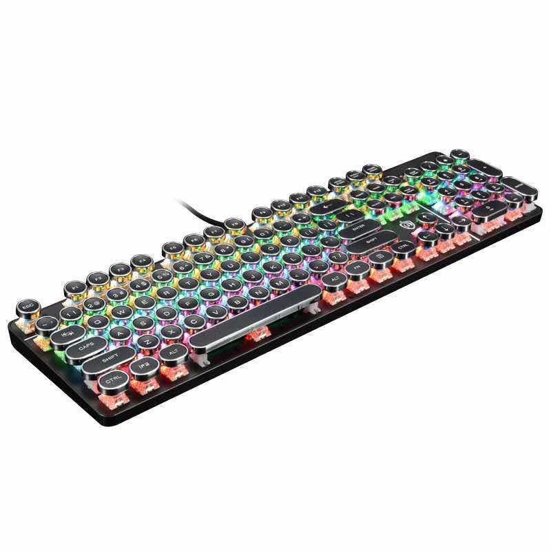 ME HJK 900 mechanical gaming keyboard 104 keys RGB LED Back light ...