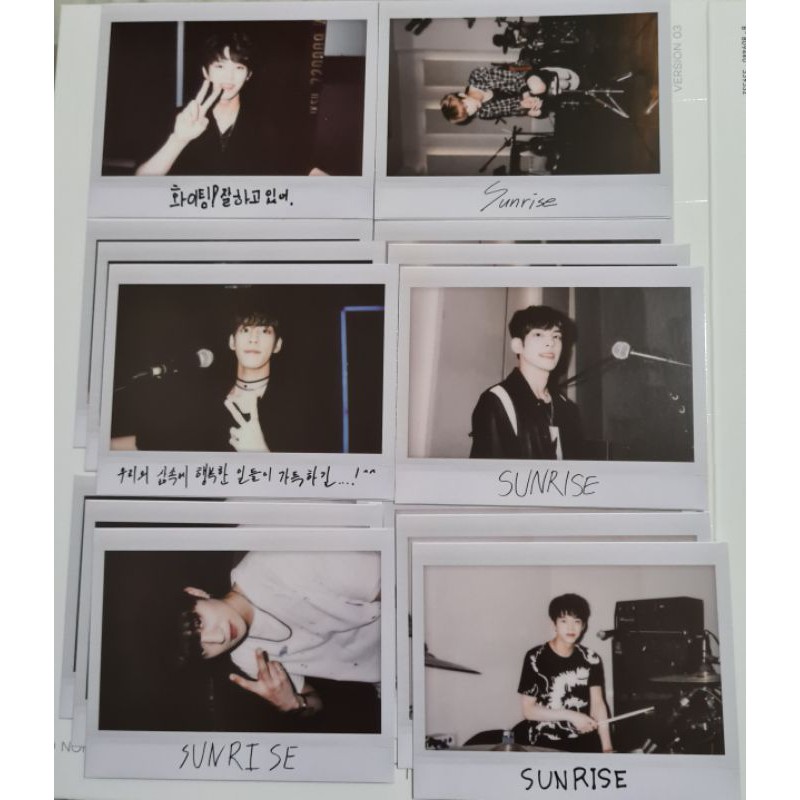 Day6 Sunrise Polaroid Photocard Shopee Philippines