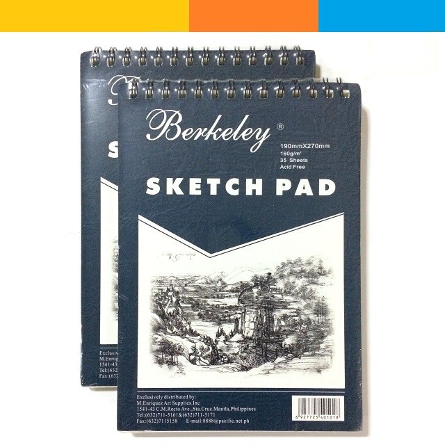 Berkeley Sketch Pad 160 GSM 35 sheets Shopee Philippines