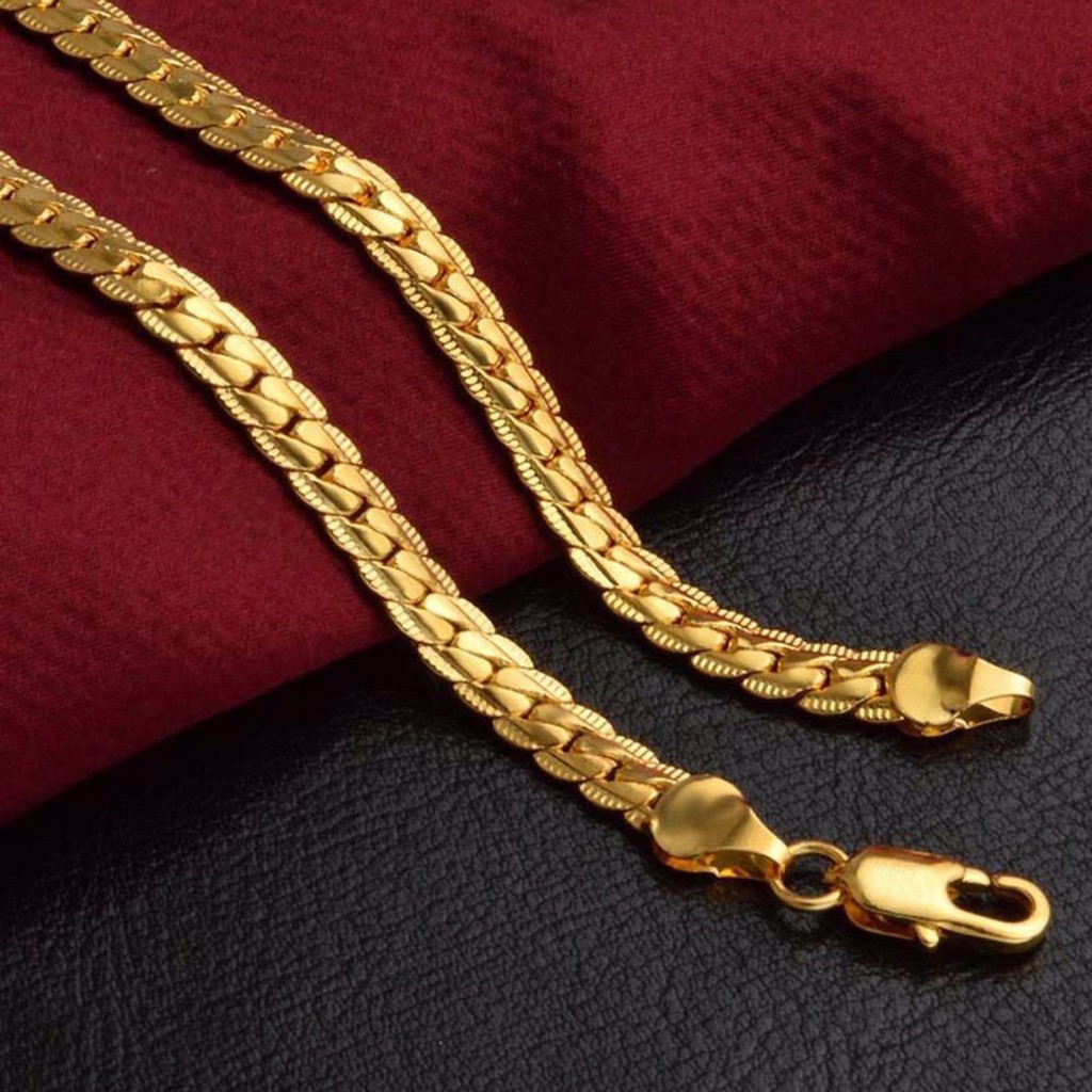 Women/'s//Men/'s Moon Star Pendant Necklace 18k Yellow Gold Filled Fashion Jewelry