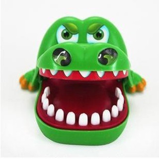 Fancyqube  Large crocodile tooth big mouth will bite your fingers fun games #4