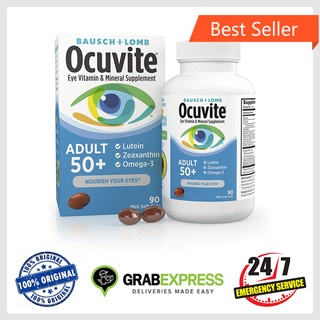 ON-HAND! Ocuvite Adult 50+ Eye Vitamin & Mineral Supplement, 90 count