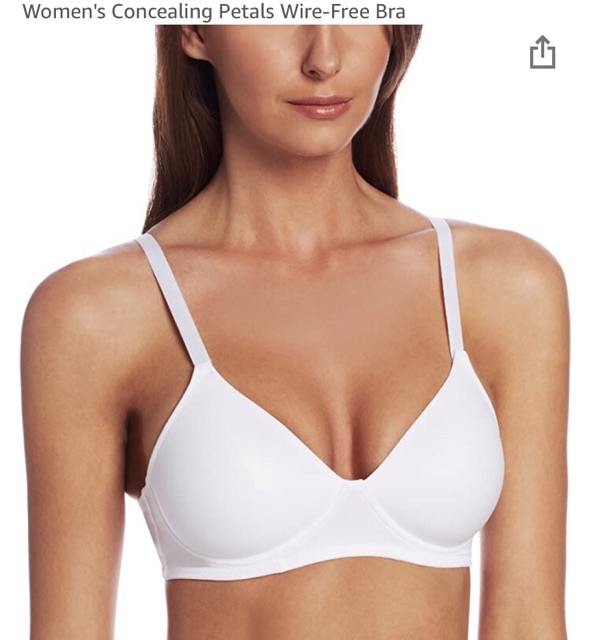 sports bra with concealing petals