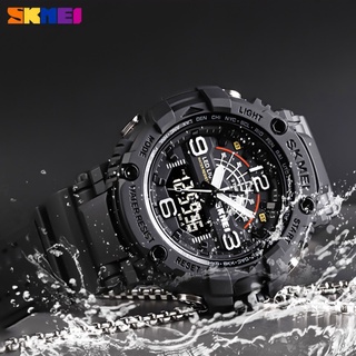 SKMEI Official Men Analog Digital Sporty World Time Original Watch Waterproof Large Dial relo #4