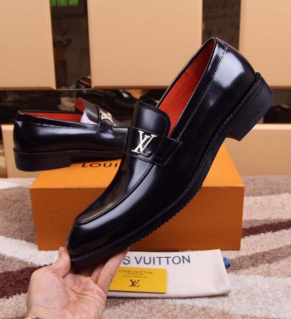 Louis Vuitton LV Saint Germain Leather Loafers for Men 1A32VW 