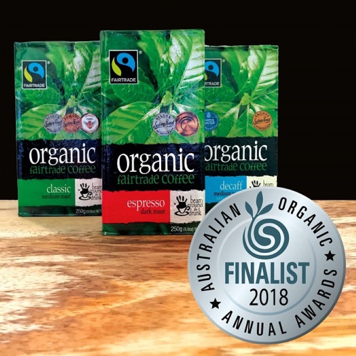 Fairtrade Organic Coffee Powder Classic Blend 250g (Exp Dec 2022) 8J3G