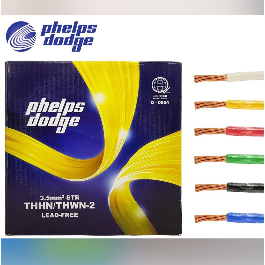 Phelps Dodge 12 (3.5mm2) Stranded THHN/THWN2 Electrical Wire x
