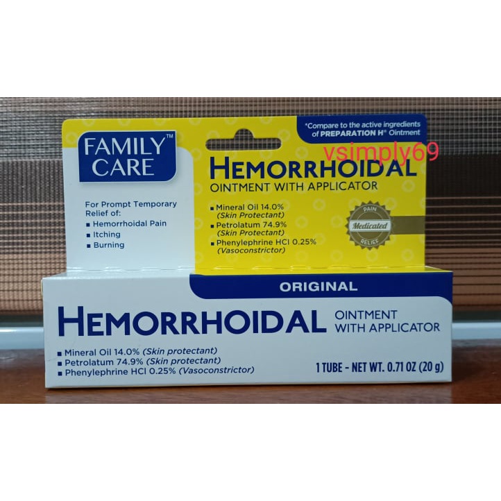 Family Care Hemorrhoidal Ointment with Applicator (20g) | Shopee ...