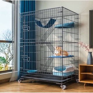 【COD】Cat cage Easy Assemble Kulungan ng pusa Kitten Hedgehog Hamster Cage Pet 2/4 Level