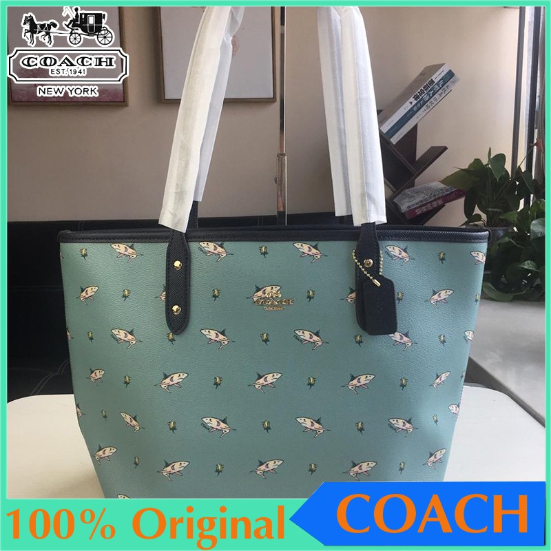 coach flamingo tote bag