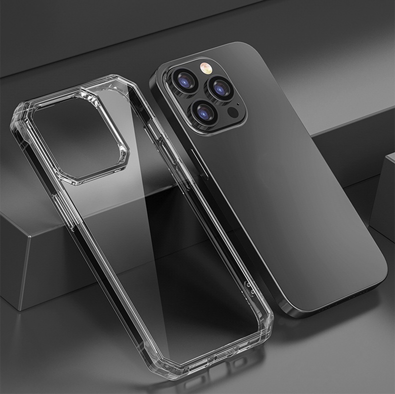 Luxury Clear Phone Case For iPhone 14 13 Pro Max High Tansparent TPU