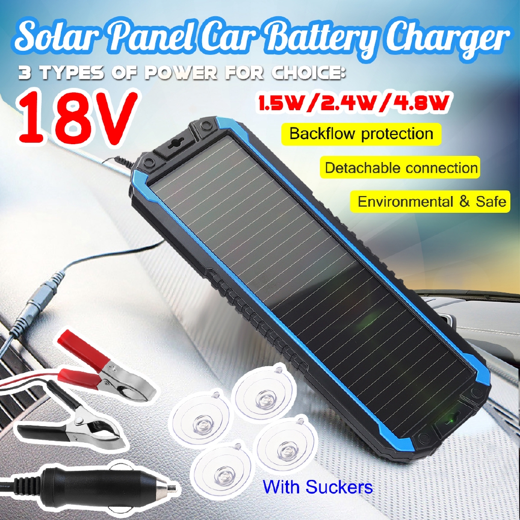 Portable Solar Panel Power Battery Charger Backup Shopee Philippines