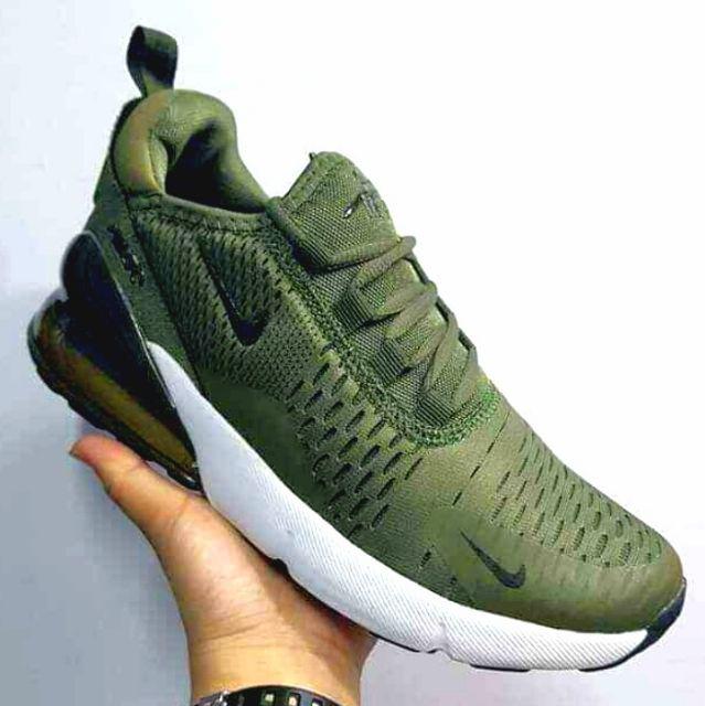 army green nike 270