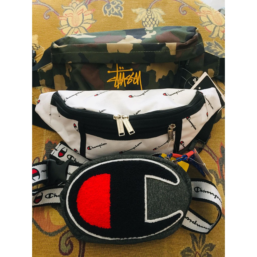 Streetwear Fanny Pack / Belt Bag Stussy and Champion ...