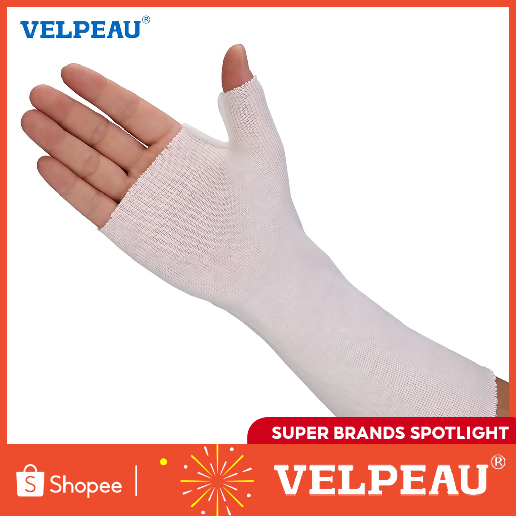 VELPEAU Wrist and Thumb Spica (Pack of 10) Comfy Arm Sock