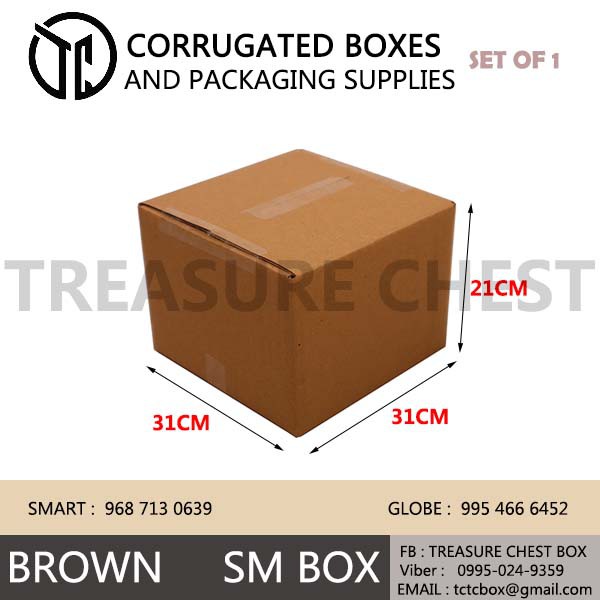 ON HAND Carton box BOX-SM 31*31*21 CM corrugated cardboard box ...