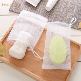 Someday 1 pcs Soap Mesh Foaming Net Bubble Mesh Bag Skin Clean Tool